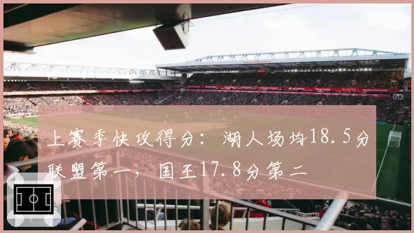 上赛季快攻得分：湖人场均18.5分联盟第一，国王17.8分第二